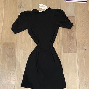 Frame Denim Black Mini Dress